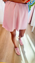 Ballet Pink Satin Mini Skirt