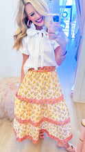 Off White Neck Tie Top