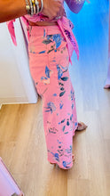 Pink Dusty Floral Twill Pants
