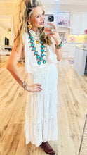White Eyelet Detail Blouse