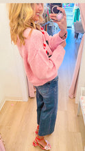 Light Pink Candy Cane Cardigan