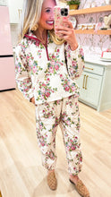 Ivory Floral Pant Set