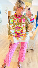 Queen of Sparkle Mahjong Table & Chairs Sweater