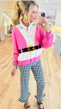 Queen of Sparkle Pink Santa's Coat Cardigan