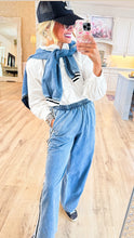 Washed Denim Jacket and Pant Set