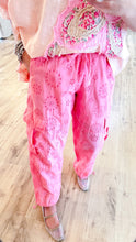 Pink Eyelet Cargo Pants