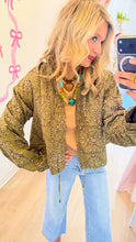 Olive Paisley Print Jacket