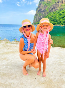 Adult Pink Ribbon Bucket Hats