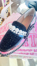 Betsey Johnson Pink Multi Plaid Pearl Loafer