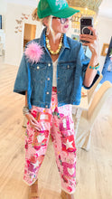 Pink Patchwork Pants