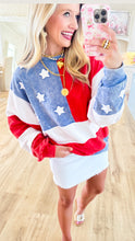 Mineral Washed American Flag Sweatshirt