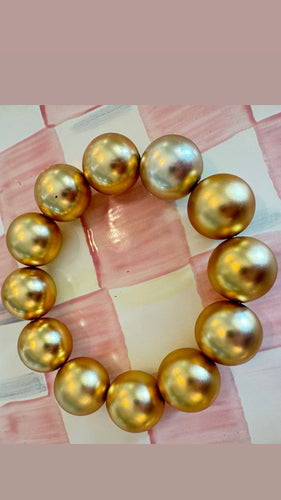 Gold Ball Bracelet!