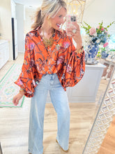 Silky Equestrian Button Down Top
