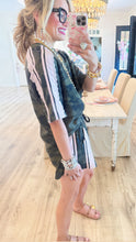 RESTOCK Camo Pink Side Lace Detail Short Set
