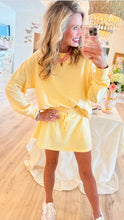 Lemon Gingham Skort