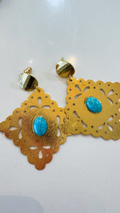 Rombo Turquoise Earrings