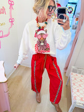 Cheetah Santa Sweater