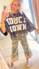 Navy Touch Down Oversized Sweatshirt