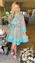 Uncle Frank Many Buttons Block Print Dress