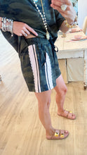 RESTOCK Camo Pink Side Lace Detail Short Set