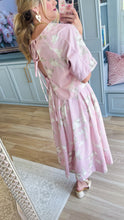 Pink and Cream Floral Print Midi Skirt Set