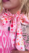 Pink Floral Scarf