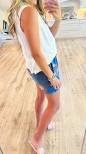 Floral Printed Denim Shorts