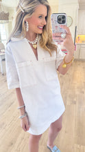 White Denim Dress
