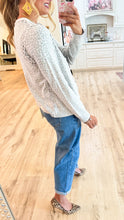 Cream Multi Faded Leopard Cardigan
