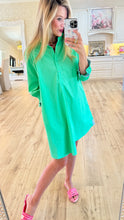 Mint Green Frilled Neck Mini Dress