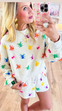 Queen of Sparkle Multi Color Spider Short