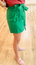 Green Wrap Skort