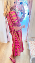 Plum Multi Print Midi Dress
