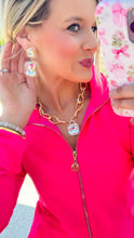 Crystal Glamour Chunky Gold Necklace
