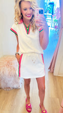 Ivory and Pink Carissa Skirt Set