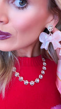 Pink Bow Earrings