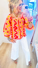 Pink Multi Ric Rac Top