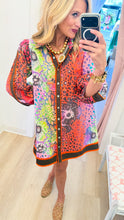 Multi Leopard Floral Mini Dress