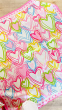Multi Color Heart Scarf