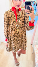 Taupe Leopard Suede Mini Dress