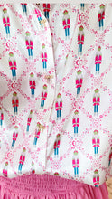 Pink Nutcracker Long Sleeve Button Up Top