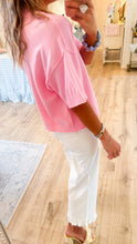 RESTOCK Pink Crew Neck Sweater