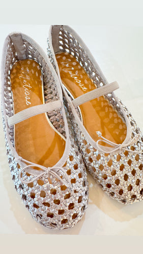 Eloise Silver Ballet Flat