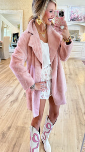 Ivy Jane Faux Fur and Suede Coat
