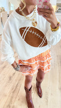Orange and White Gingham Skirt