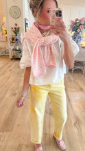Pink Mini Striped Cardigan