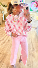 Pink Flower and Bow Sweatshirt
