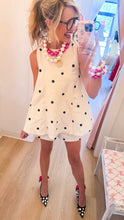 Ivory and Black Polka Dot Short Set