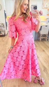 Pink Floral Two Piece Set