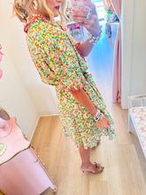 Deal of The Day Sister Mary Ditsy Cactus Embroidered Midi Dress